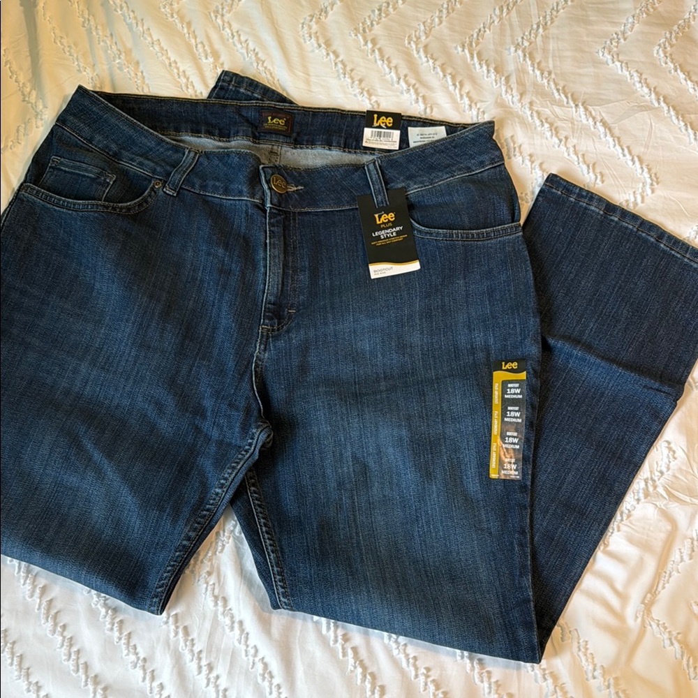 Lee Bootcut Mid Rise Medium-Dark Wash Jeans